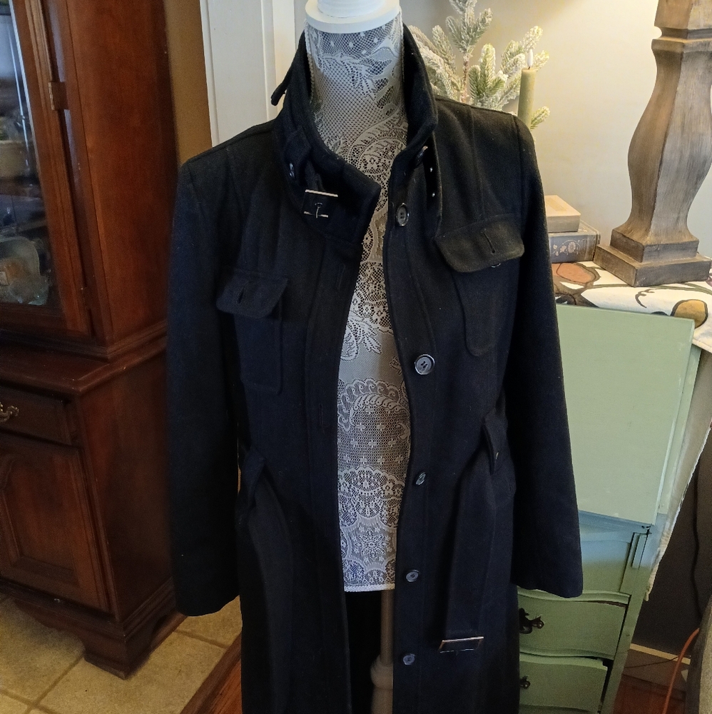 Donnybrook belted wool coat